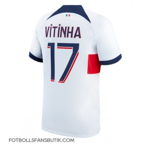 Paris Saint-Germain Vitinha #17 Replika Bortatröja 2023-24 Kortärmad